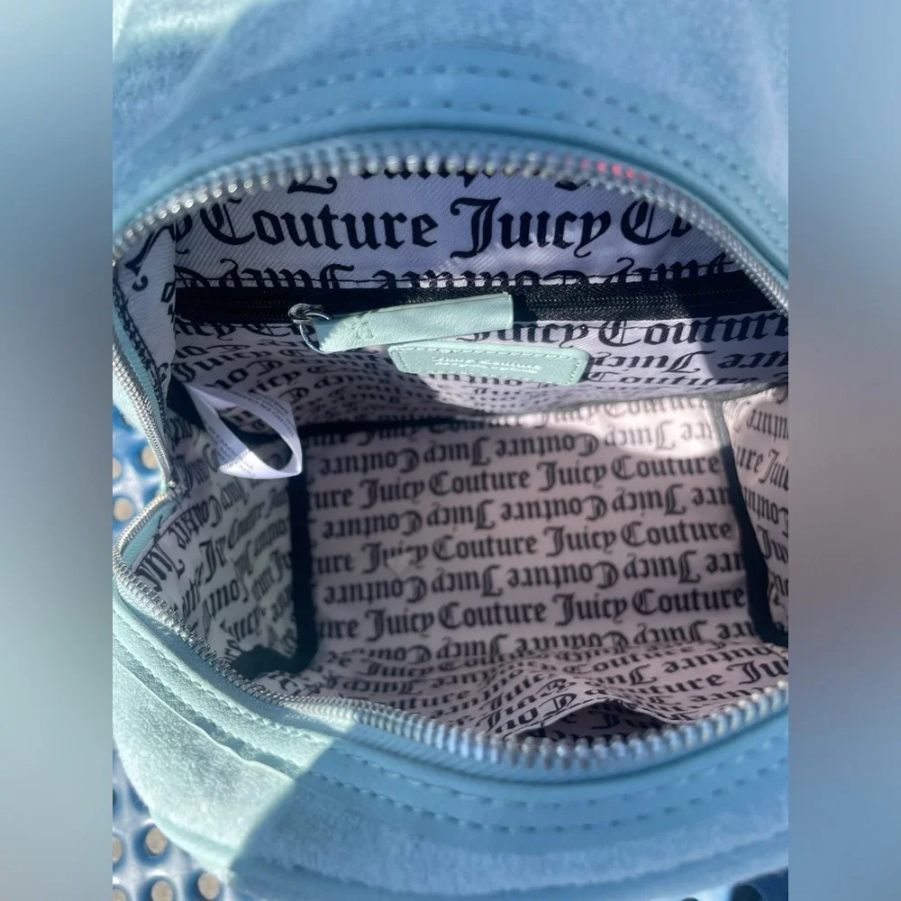 Juicy Couture Backpack,Juicy Couture Mint Backpack with Rhinestones. Juicy Couture Backpack,Juicy Couture Mint Backpack with  main image 4